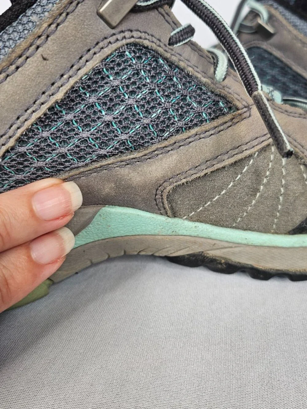 Merrell | Sedona Sage Hiking Shoes | Trail Outdoor | Gray Blue | Women's Size 6